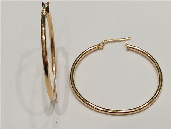 Orecchini Gazzola Donna in Oro giallo OROGCERCHIOMEDIOM6 - OROGCERCHIOMEDIOM6